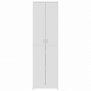 vidaXL 洋服ダンス 玄関 ホワイト 55x25x189cm エンジニアリングウッド家具 キャビネット&収納 戸棚・ワードローブ(代引不可)