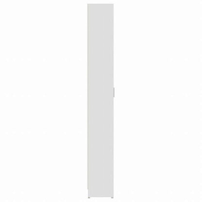 vidaXL 洋服ダンス 玄関 ホワイト 55x25x189cm エンジニアリングウッド家具 キャビネット&収納 戸棚・ワードローブ(代引不可)
