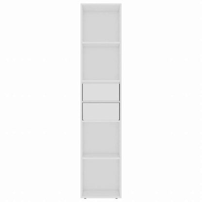 vidaXL ブックキャビネット ホワイト 36x30x171cm エンジニアリングウッド家具 棚 本棚・オープンラック(代引不可)