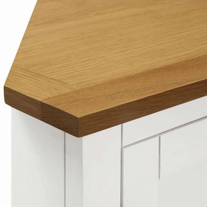 vidaXL コーナーキャビネット 80x33.5x78cm オーク無垢材家具 キャビネット&収納 収納キャビネット・ロッカー(代引不可)