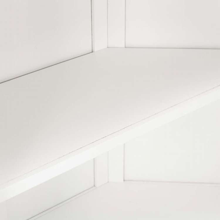 vidaXL コーナーキャビネット 80x33.5x78cm オーク無垢材家具 キャビネット&収納 収納キャビネット・ロッカー(代引不可)