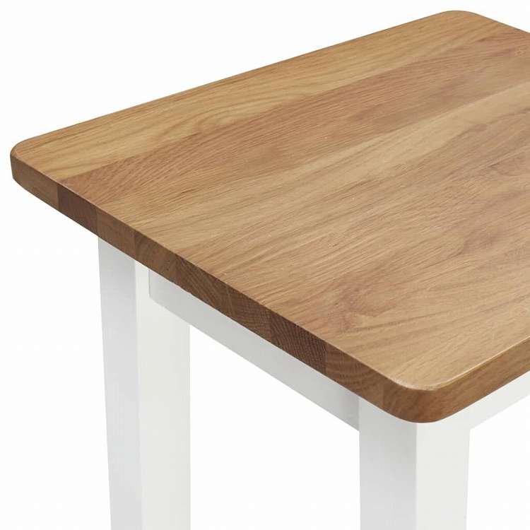 vidaXL バースツール 2点 オーク無垢材家具 チェア テーブル・バースツール(代引不可)