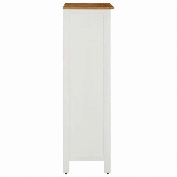 vidaXL ワインキャビネット 56x32x110cm オーク無垢材家具 キャビネット&収納 ワインラック(代引不可)