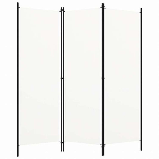 vidaXL 間仕切り 3枚パネル り ホワイト 150x180cm家具 間仕切り(代引不可)