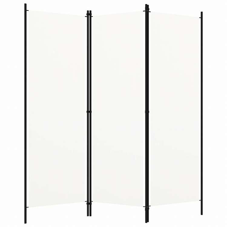 vidaXL 間仕切り 3枚パネル り ホワイト 150x180cm家具 間仕切り(代引不可)
