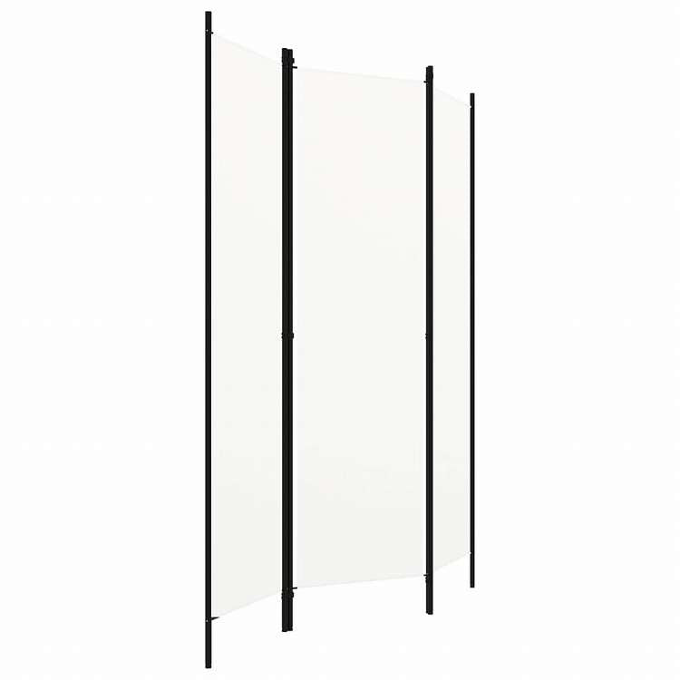 vidaXL 間仕切り 3枚パネル り ホワイト 150x180cm家具 間仕切り(代引不可)