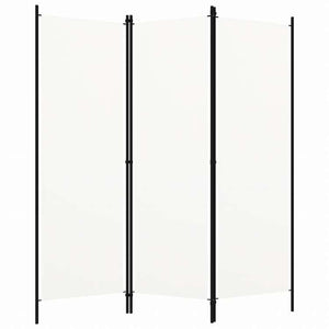 vidaXL 間仕切り 3枚パネル り ホワイト 150x180cm家具 間仕切り(代引不可)