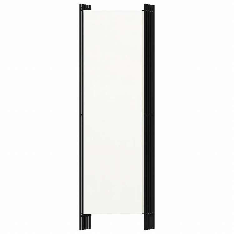 vidaXL 間仕切り 5枚パネル り ホワイト 250x180cm家具 間仕切り(代引不可)