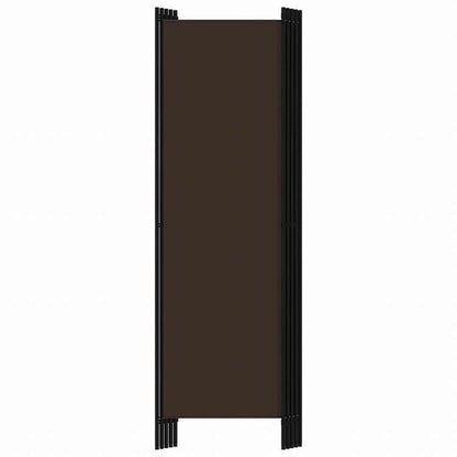vidaXL 間仕切り パネル5枚 ブラウン 250x180cm家具 間仕切り(代引不可)