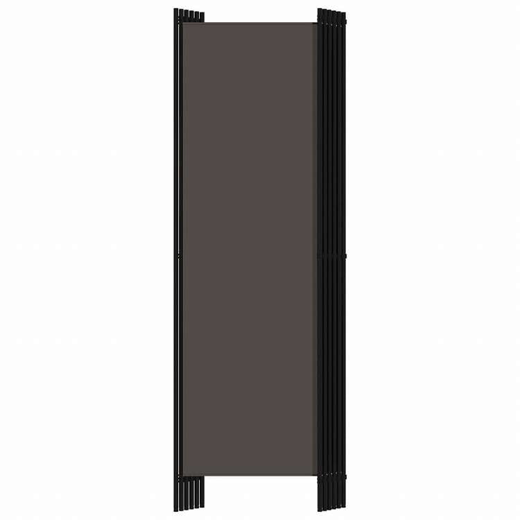 vidaXL 間仕切り 6枚パネル アントラシート 300x180cm家具 間仕切り(代引不可)