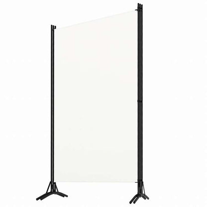 vidaXL 間仕切り 3枚パネル り ホワイト 260x180cm 布製家具 間仕切り(代引不可)