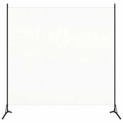 vidaXL 間仕切り ホワイト 175x180cm 布製家具 間仕切り(代引不可)
