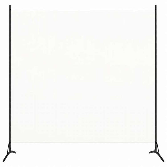 vidaXL 間仕切り ホワイト 175x180cm 布製家具 間仕切り(代引不可)