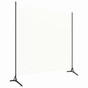 vidaXL 間仕切り ホワイト 175x180cm 布製家具 間仕切り(代引不可)