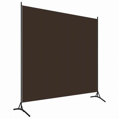 vidaXL 間仕切り ブラウン 175x180cm 布製家具 間仕切り(代引不可)