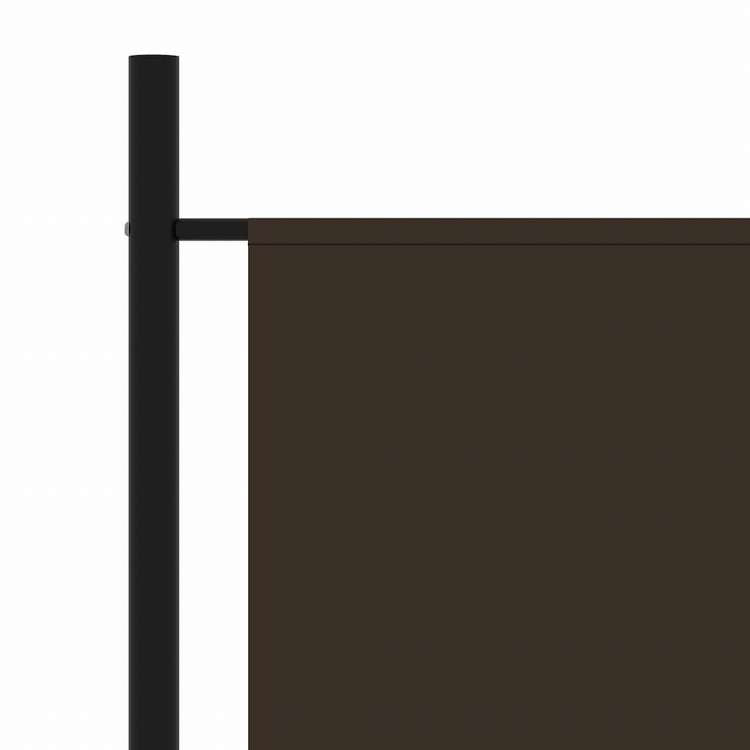 vidaXL 間仕切り ブラウン 175x180cm 布製家具 間仕切り(代引不可)