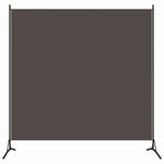 vidaXL 間仕切りアントラシート 175x180cm 布製家具 間仕切り(代引不可)