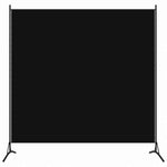 vidaXL 間仕切り ブラウン 175x180cm 布製家具 間仕切り(代引不可)