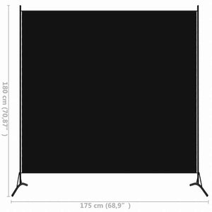 vidaXL 間仕切り ブラウン 175x180cm 布製家具 間仕切り(代引不可)