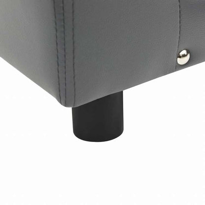 vidaXL 犬用ソファ グレー 81x43x31cm プラッシュ&合成皮革製動物&ペット用品 ペット用品 犬用品 犬用ベッド(代引不可)