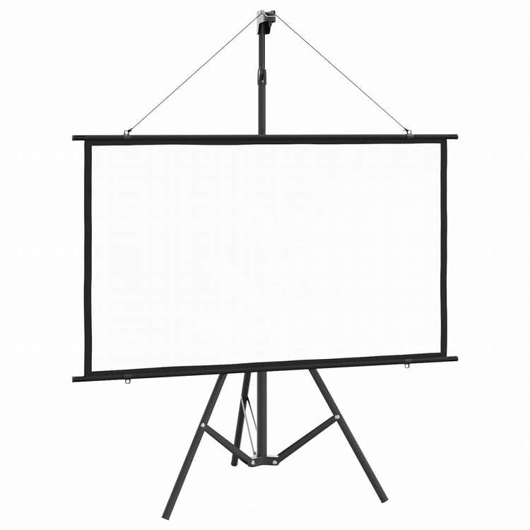 vidaXL プロジェクタースクリーン 三脚付き 50インチ 16:9電子機器 ビデオ ビデオアクセサリ プロジェクター用アクセサリー プロジェクションスクリーン(代引不可)