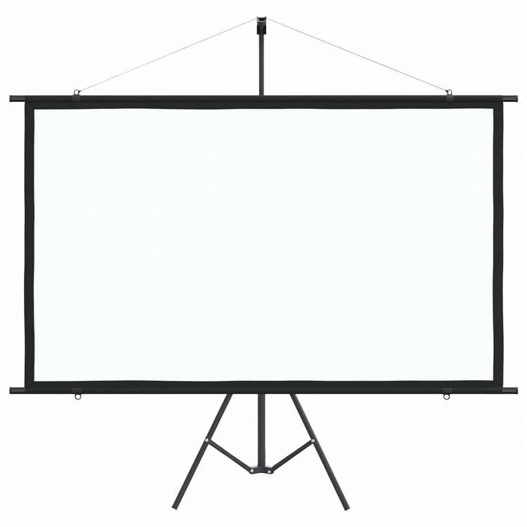 vidaXL プロジェクタースクリーン 三脚付き 84インチ 16:9電子機器 ビデオ ビデオアクセサリ プロジェクター用アクセサリー プロジェクションスクリーン(代引不可)