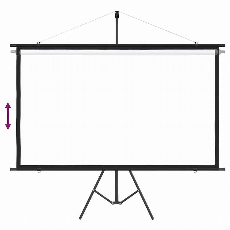 vidaXL プロジェクタースクリーン 三脚付き 84インチ 16:9電子機器