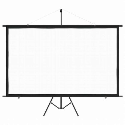 vidaXL プロジェクタースクリーン 三脚付き 100インチ 16:9電子機器 ビデオ ビデオアクセサリ プロジェクター用アクセサリー プロジェクションスクリーン(代引不可)