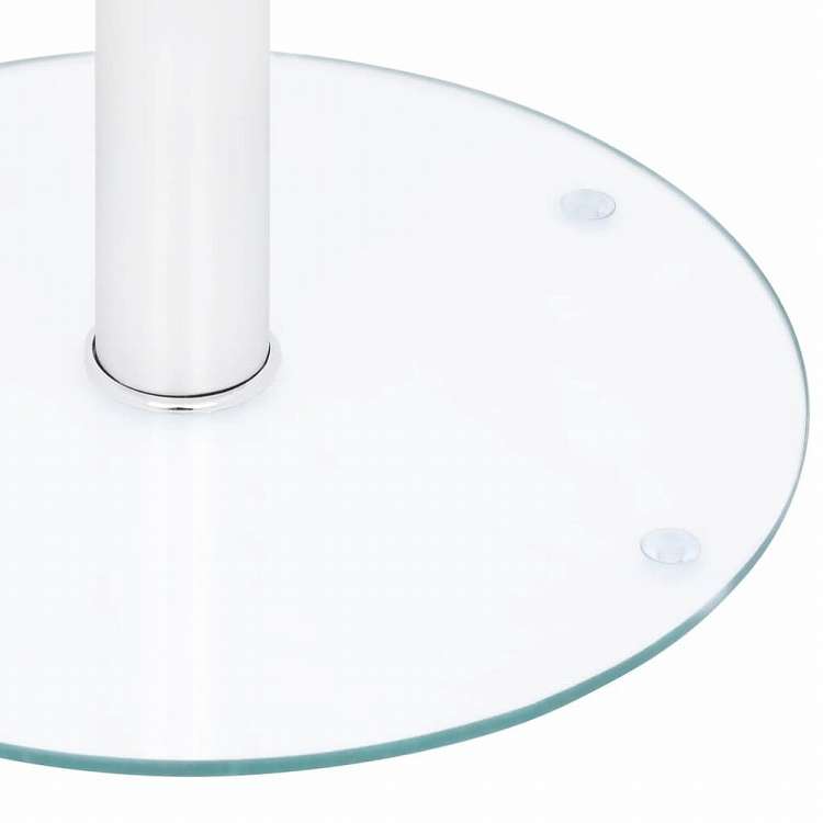 vidaXL コーヒーテーブル 透明 40cm 強化ガラス製家具 テーブル アクセントテーブル コーヒーテーブル(代引不可)