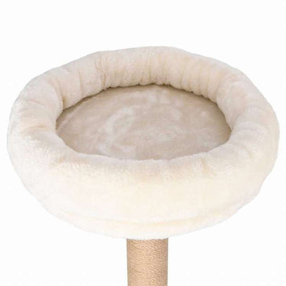 vidaXL キャットタワー 高級クッション&爪とぎポール付き 148cm シーグラス製動物&ペット用品 ペット用品 猫用品 猫用家具(代引不可)