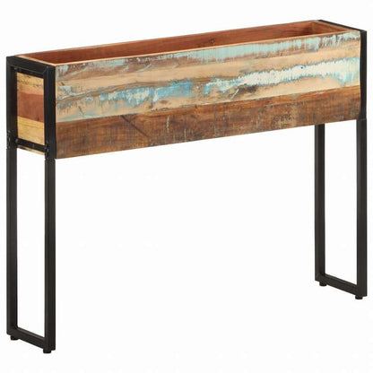 vidaXL プランター 90x20x68cm 無垢の再生木材ホーム&ガーデン 芝&ガーデン ガーデニング 鉢植え・プランター(代引不可)