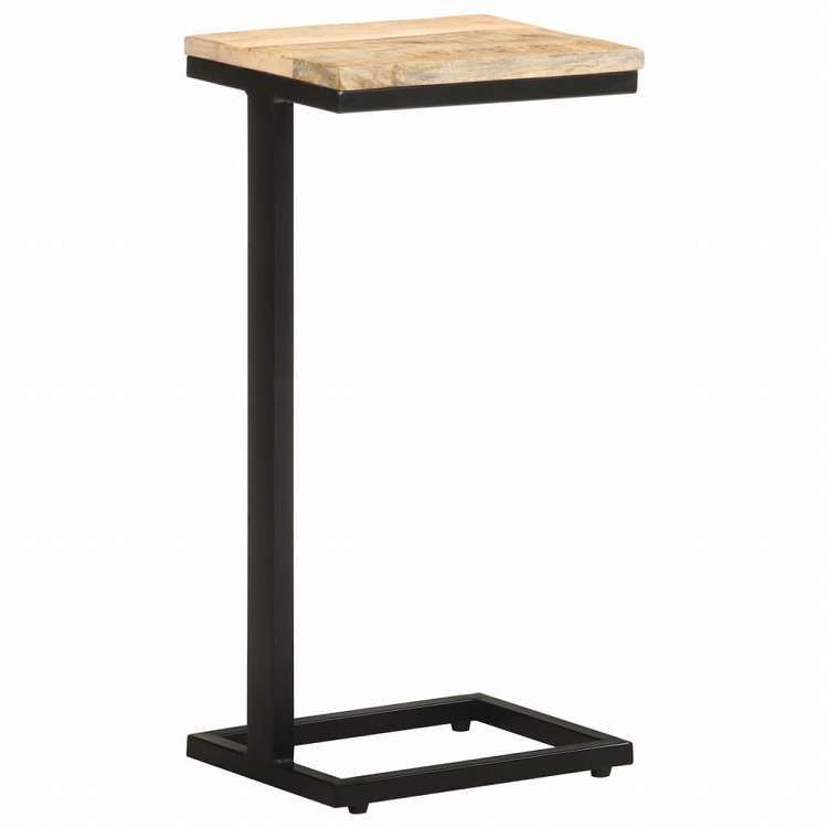 vidaXL サイドテーブル 2点セット 31.5x24.5x64.5cm マンゴーウッド(粗目)家具 テーブル アクセントテーブル エンドテーブル(代引不可)