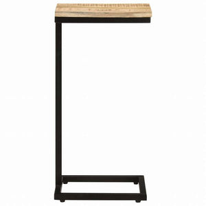 vidaXL サイドテーブル 2点セット 31.5x24.5x64.5cm マンゴーウッド(粗目)家具 テーブル アクセントテーブル エンドテーブル(代引不可)