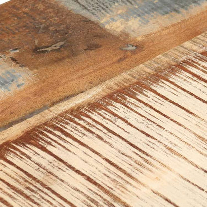 vidaXL サイドテーブル 2点セット 31.5x24.5x64.5 無垢の再生木材家具 テーブル アクセントテーブル エンドテーブル(代引不可)