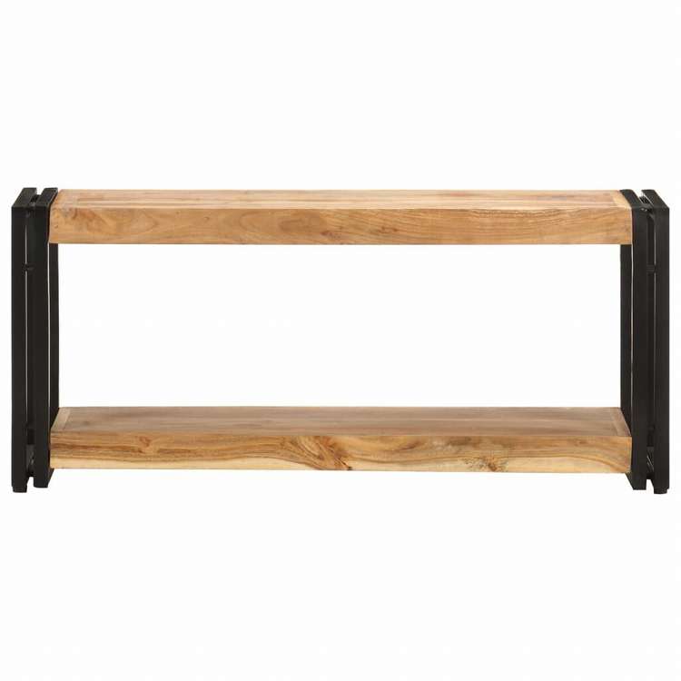 vidaXL TVキャビネット 90x30x40cm アカシア無垢材家具 AVラック・テレビ台(代引不可)