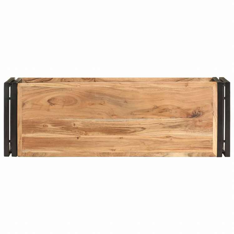 vidaXL TVキャビネット 90x30x40cm アカシア無垢材家具 AVラック・テレビ台(代引不可)
