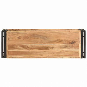 vidaXL TVキャビネット 90x30x40cm アカシア無垢材家具 AVラック・テレビ台(代引不可)