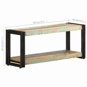 vidaXL TVキャビネット 90x30x40cm 無垢の再生木材家具 AVラック・テレビ台(代引不可)