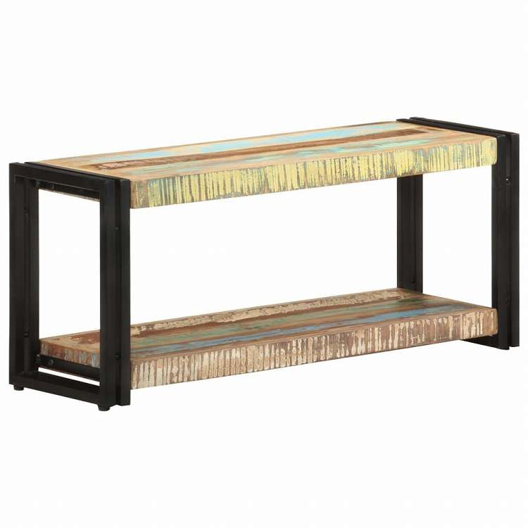 vidaXL TVキャビネット 90x30x40cm 無垢の再生木材家具 AVラック・テレビ台(代引不可)