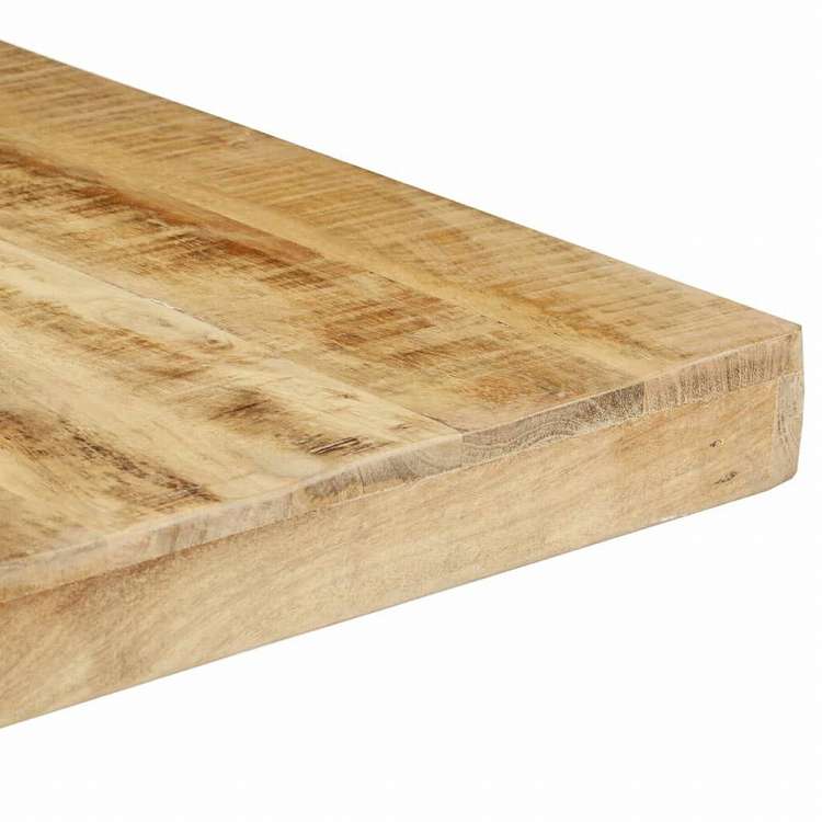 vidaXL ダイニングテーブル 160x80x76 cm マンゴーウッド (粗目)家具 テーブル キッチン・ダイニングルームテーブル(代引不可)