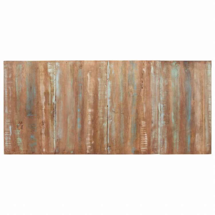 vidaXL ダイニングテーブル 200x90x76 cm 無垢の再生木材家具 テーブル キッチン・ダイニングルームテーブル(代引不可)