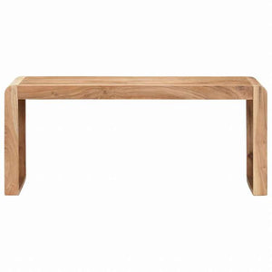 vidaXL ベンチ 110x38x46cm アカシア無垢材家具 ベンチ キッチン・ダイニング ベンチ(代引不可)