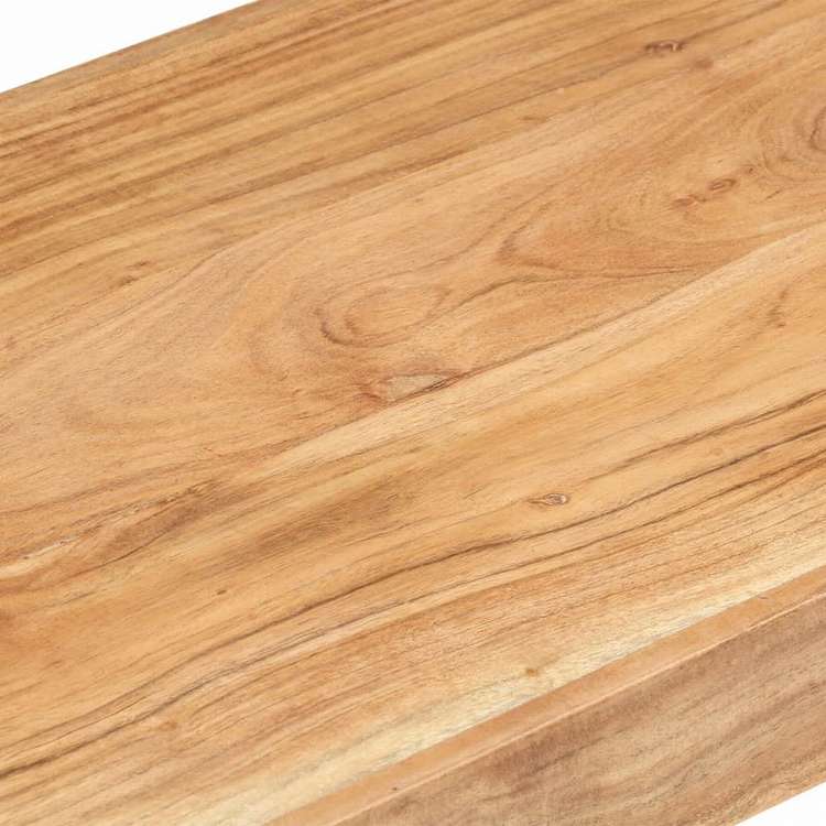 vidaXL ベンチ 110x38x46cm アカシア無垢材家具 ベンチ キッチン・ダイニング ベンチ(代引不可)