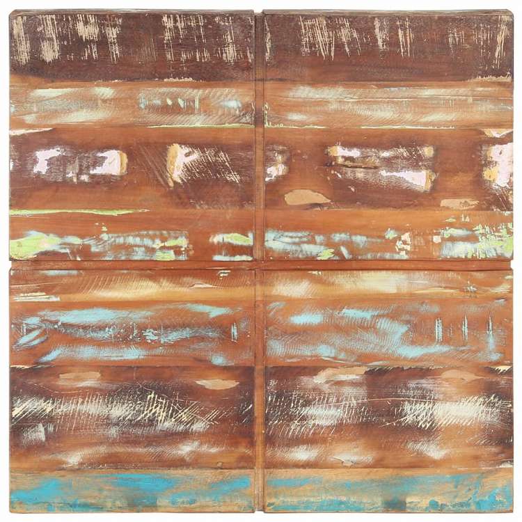 vidaXL コーヒーテーブル 80x80x28 cm 無垢の再生木材家具 テーブル アクセントテーブル コーヒーテーブル(代引不可)