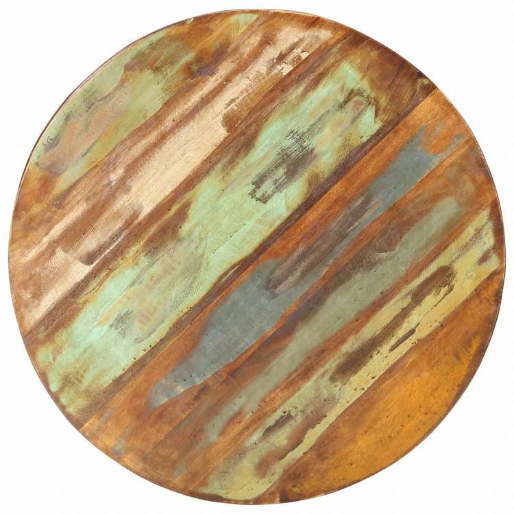 vidaXL コーヒーテーブル O68x43 cm 無垢の再生木材家具 テーブル アクセントテーブル コーヒーテーブル(代引不可)