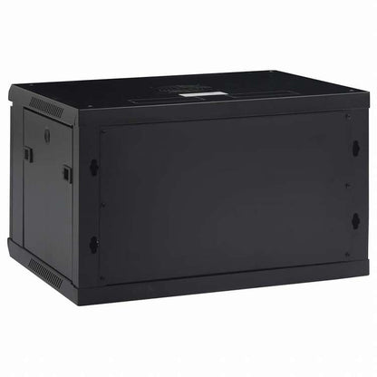 vidaXL 6U壁かけネットワークキャビネット 19インチ IP20 600x450x375 mm電子機器 電化機器用アクセサリ パソコンコンポーネント ストレージデバイス ネットワーク収納システム(代引不可)