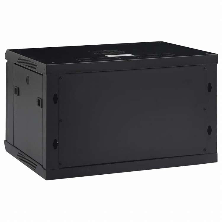 vidaXL 6U壁かけネットワークキャビネット 19インチ IP20 600x450x375 mm電子機器 電化機器用アクセサリ パソコンコンポーネント ストレージデバイス ネットワーク収納システム(代引不可)