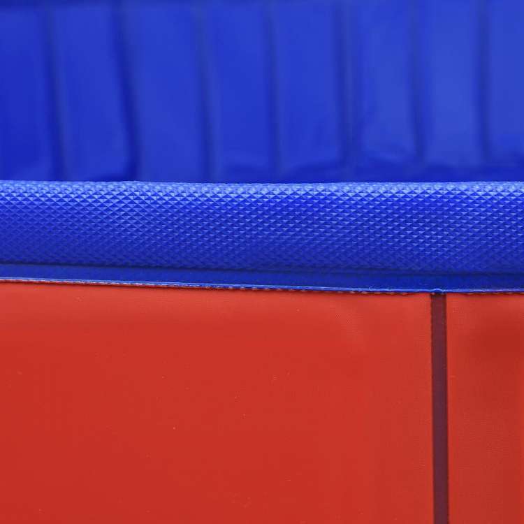 vidaXL 折りたたみ式 犬用プール レッド 200x30cm PVC製動物&ペット用品 ペット用品 犬用品(代引不可)