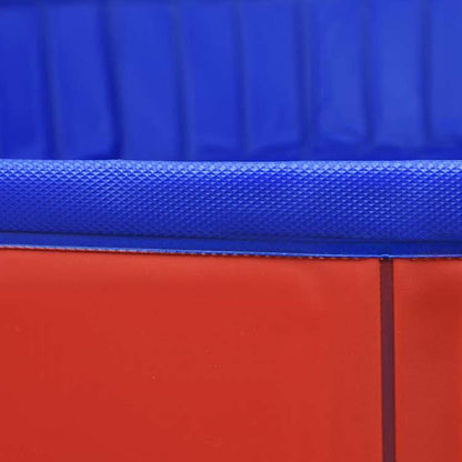 vidaXL 折りたたみ式 犬用プール レッド 200x30cm PVC製動物&ペット用品 ペット用品 犬用品(代引不可)