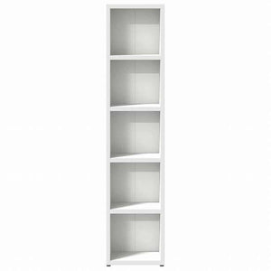 vidaXL CDキャビネット 2点 ホワイト 21x16x93.5cm エンジニアリングウッド家具 キャビネット&収納 メディア収納・ラック(代引不可)